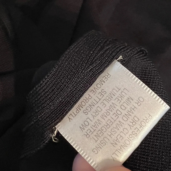 Thom Smith Atelier XXI Black Pant Stretch Wide Leg Side Zip Medium - Picture 5 of 9